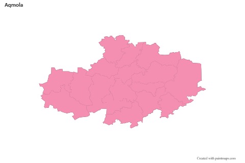 Sample Maps for Aqmola (pink,outline)