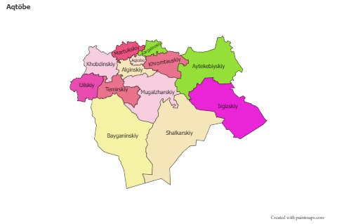 Sample Maps for Aqtöbe (colored)