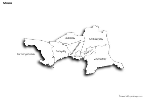Sample Maps for Atırau (blue,shadowy)
