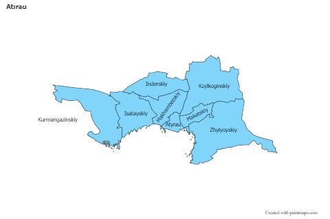 Sample Maps for Atırau (blue)
