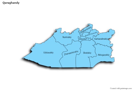 Sample Maps for Qaraghandy (blue,shadowy)
