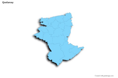 Sample Maps for Qostanay (blue,outline,shadowy)