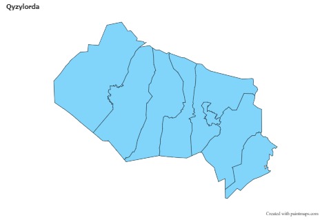 Sample Maps for Qyzylorda (blue)