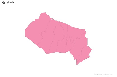 Sample Maps for Qyzylorda (pink,outline)
