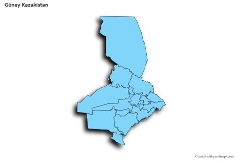 Sample Maps for Güney Kazakistan (blue,shadowy)