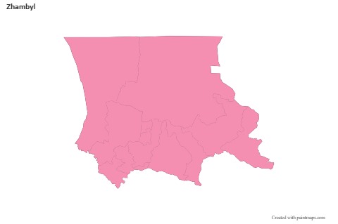 Sample Maps for Zhambyl (pink,outline)