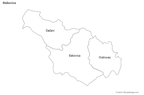 Sample Maps for Đakovica (black-white)