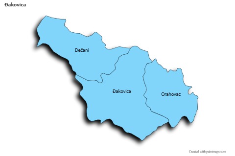Sample Maps for Đakovica (blue,shadowy)