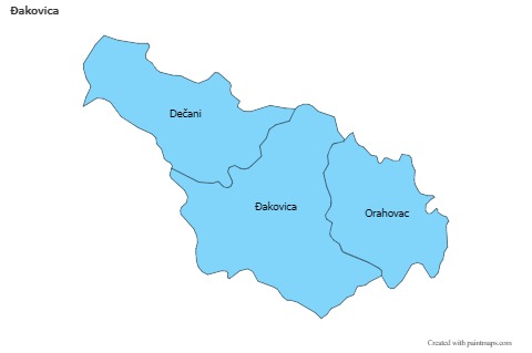 Sample Maps for Đakovica (blue)