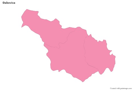 Sample Maps for Đakovica (pink,outline)