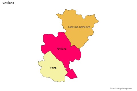 Sample Maps for Gnjilane (colored)