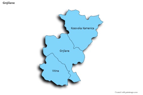 Sample Maps for Gnjilane (blue,shadowy)