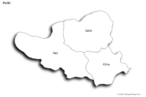 Sample Maps for Pećki (black-white,shadowy)