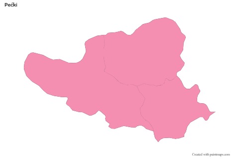 Sample Maps for Pećki (pink,outline)