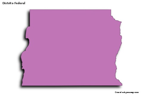 Sample Maps for Distrito Federal (colored,shadowy)