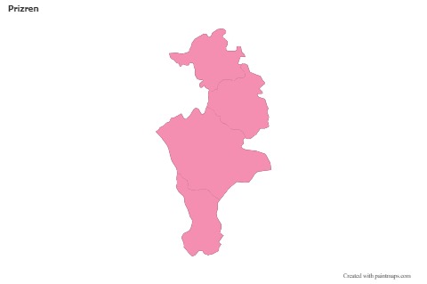 Sample Maps for Prizren (pink,outline)