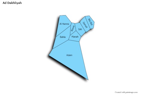 Mapas de muestra para Ad Dakhliyah (azul,sombrío)