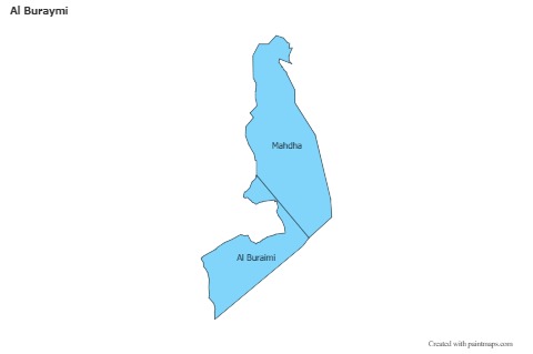 Sample Maps for Al Buraymi (blue,outline,shadowy)