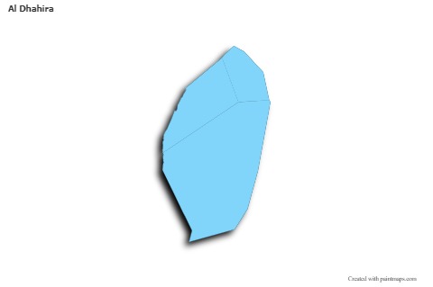 Sample Maps for Al Dhahira (blue,outline,shadowy)