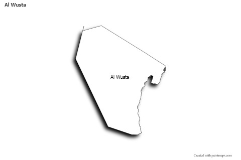 Sample Maps for Al Wusta (black-white,shadowy)