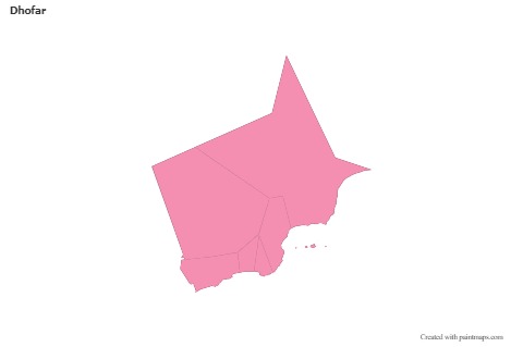 Sample Maps for Dhofar (pink,outline)