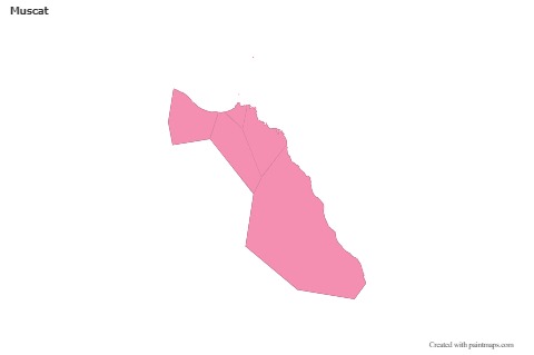 Sample Maps for Muscat (pink,outline)