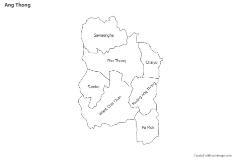 Sample Maps for Ang Thong (black-white)