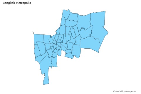 Sample Maps for Bangkok Metropolis (blue)