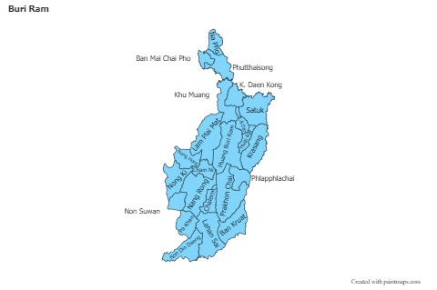 Mapas de muestra para Buri Ram (azul)