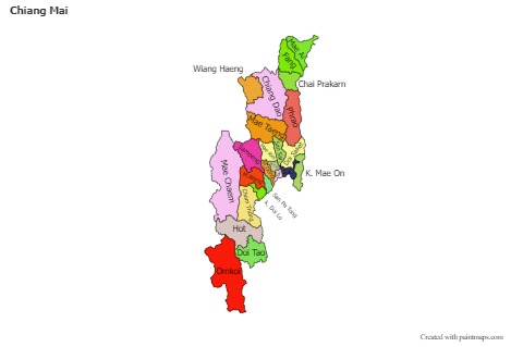 Sample Maps for Chiang Mai (colored)