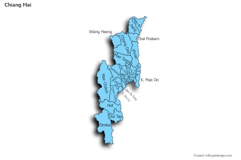 Sample Maps for Chiang Mai (blue,shadowy)