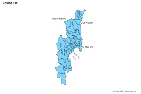 Sample Maps for Chiang Mai (blue)