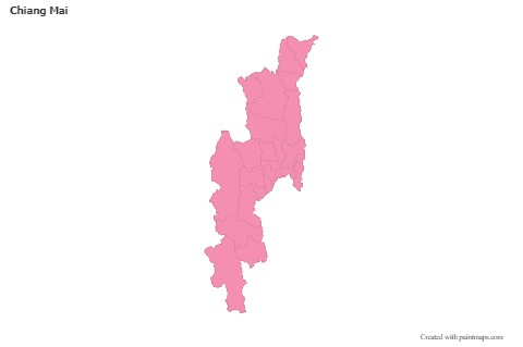 Sample Maps for Chiang Mai (pink,outline)