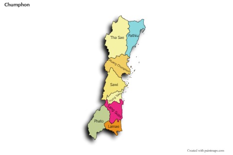 Sample Maps for Chumphon (colored,shadowy)