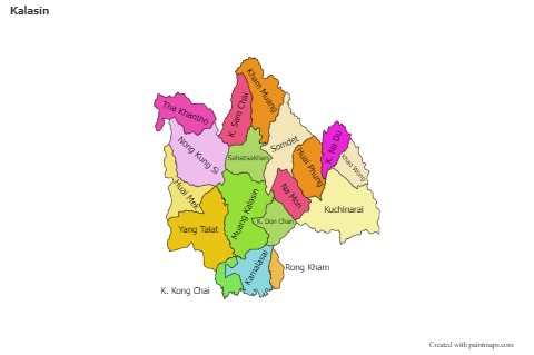 Sample Maps for Kalasin (colored)