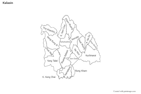 Sample Maps for Kalasin (black-white)
