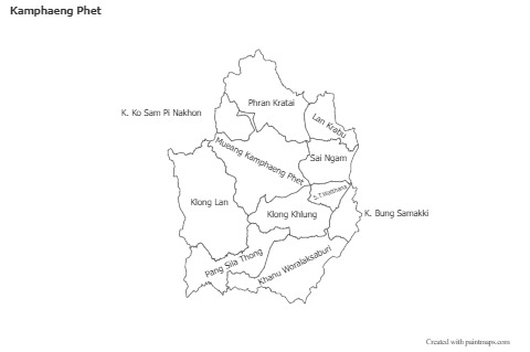Sample Maps for Kamphaeng Phet (black-white)