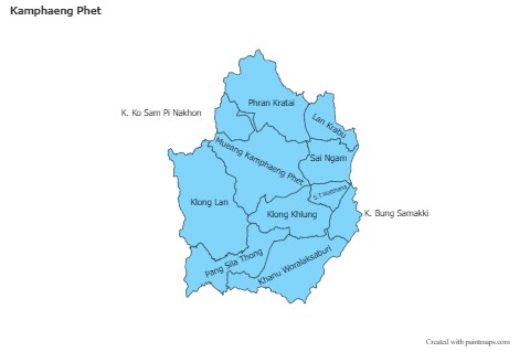 Sample Maps for Kamphaeng Phet (blue)
