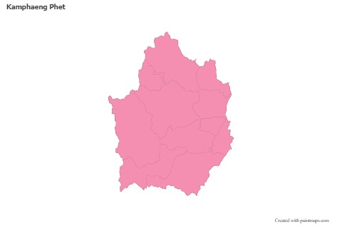 Sample Maps for Kamphaeng Phet (pink,outline)