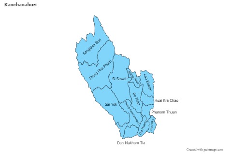 Sample Maps for Kanchanaburi (blue)