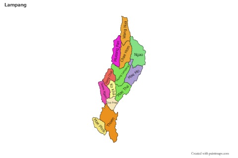 Sample Maps for Lampang (colored)