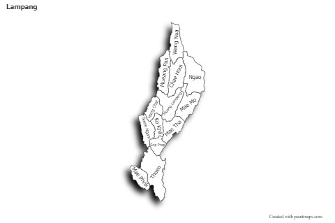 Sample Maps for Lampang (black-white,shadowy)