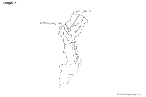 Sample Maps for Lamphun (black-white)