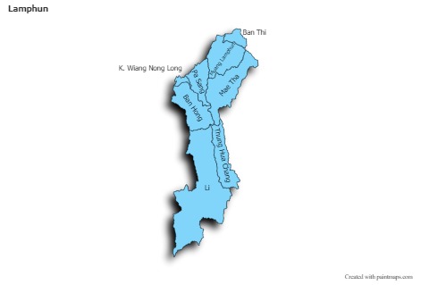 Sample Maps for Lamphun (blue,shadowy)