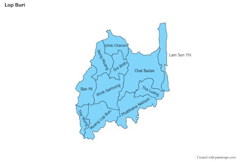Sample Maps for Lop Buri (blue)