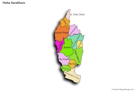 Sample Maps for Maha Sarakham (colored,shadowy)