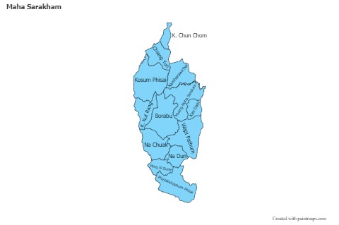 Sample Maps for Maha Sarakham (blue)