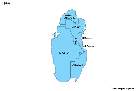 Sample Maps for Qatar (blue)