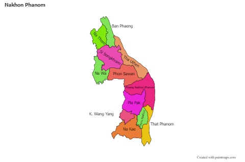 Sample Maps for Nakhon Phanom (colored)