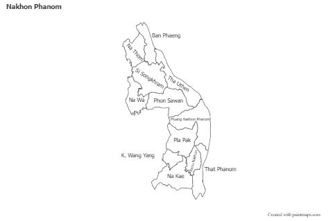 Sample Maps for Nakhon Phanom (black-white)